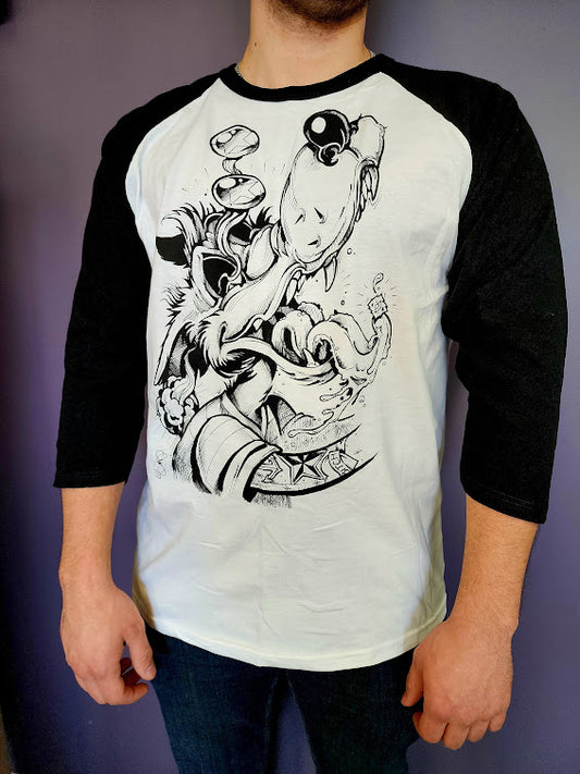 Acid Coyote Baseball T