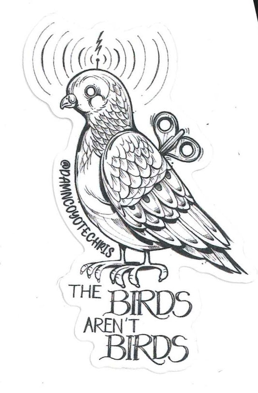 Birds Aren't Birds Sticker