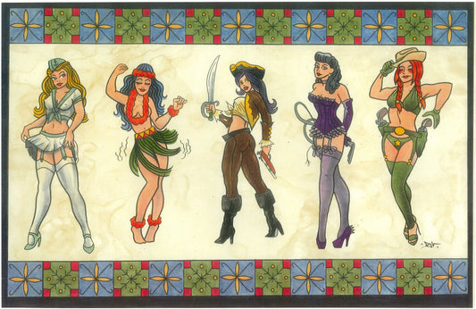 Pin Up Print