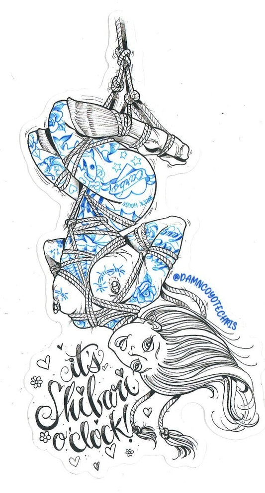 Shibari O'clock Sticker