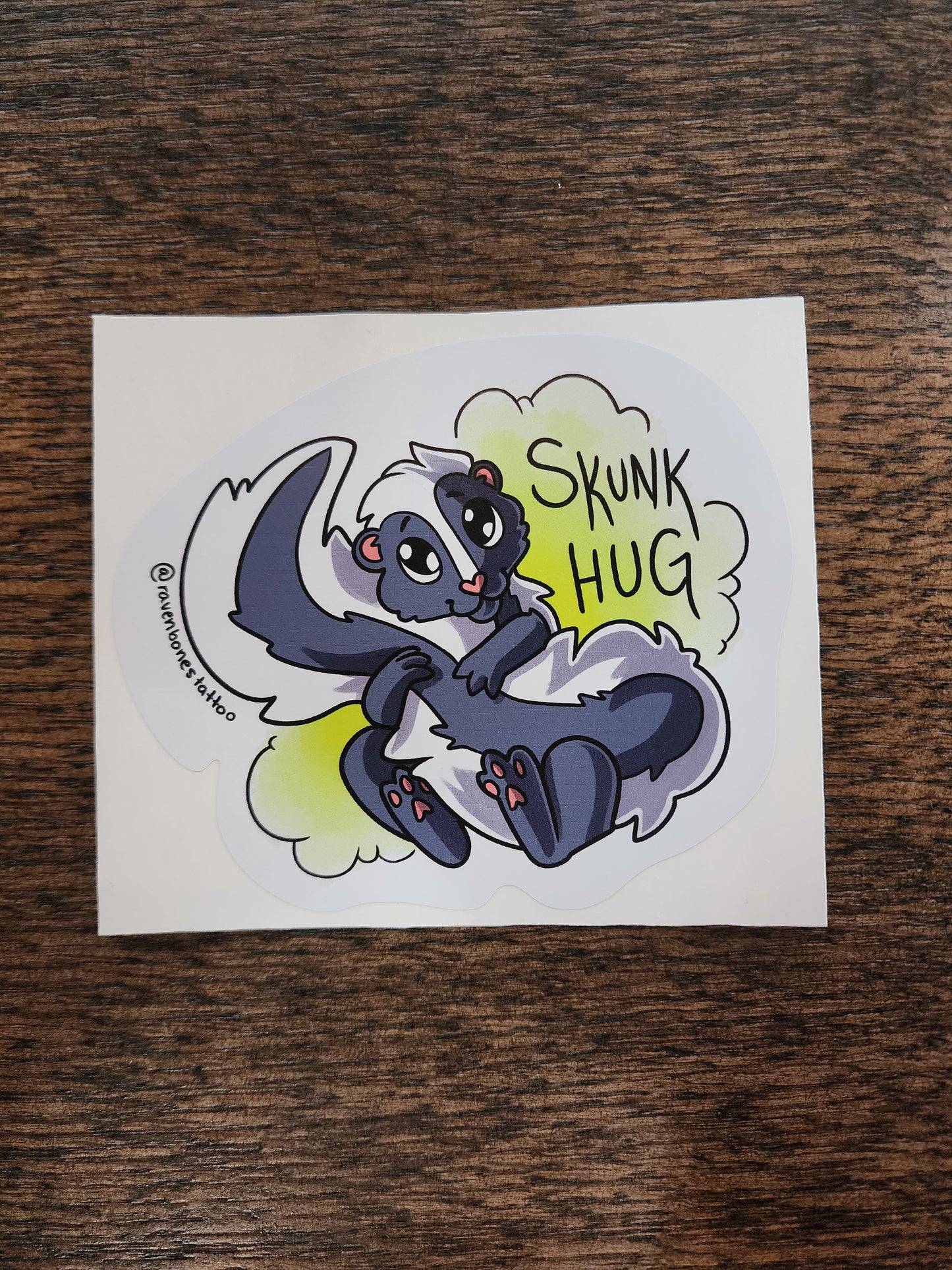 Skunk Hug Sticker