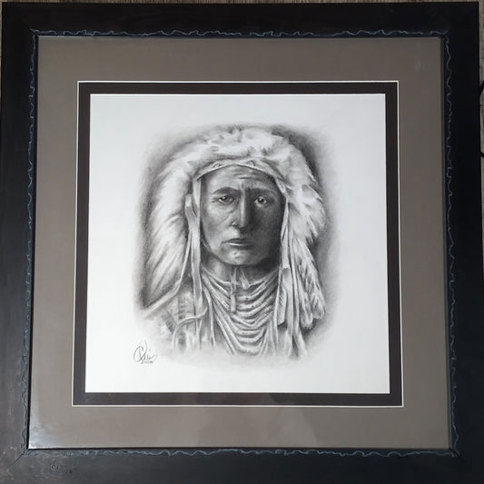 Chief Pencil Drawing Original
