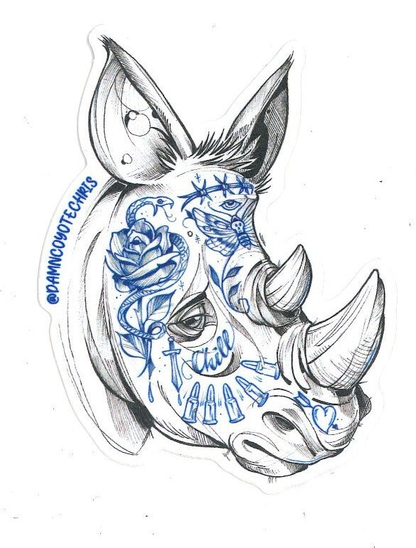 Rhino Sticker